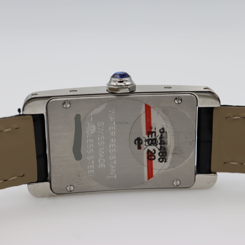 IMG_9081 Cartier Tank Americaine Womens watch Quartz Steel WSTA0016 Replica 8
