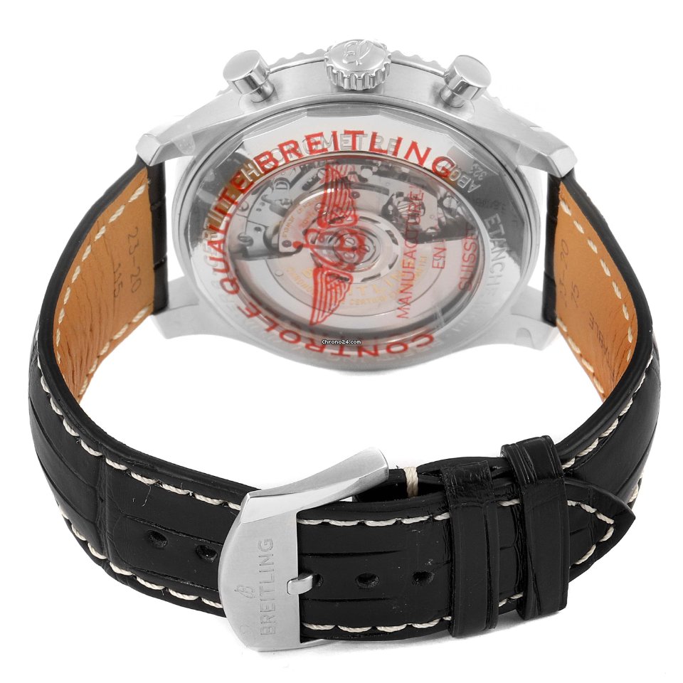 IMG_9081 Breitling Aviator 8 Mens watch Unisex Automatic Steel AB0117131B1P1 Replica 8