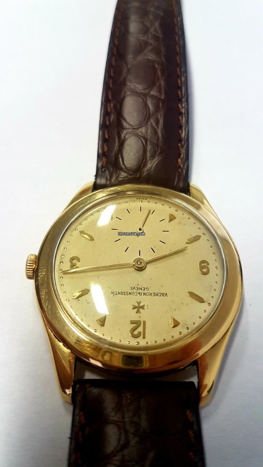 IMG_9081 Vacheron Constantin Mens watch Unisex Manual winding Yellow gold 4600 Replica 8