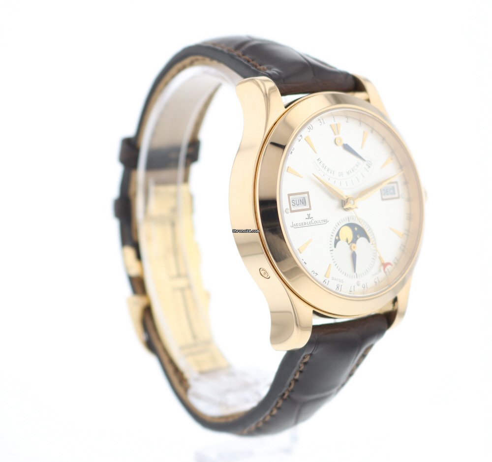 IMG_9081 Jaeger-LeCoultre Master Calendar Mens watch Unisex Automatic Rose gold 147.2.41.S Replica 8