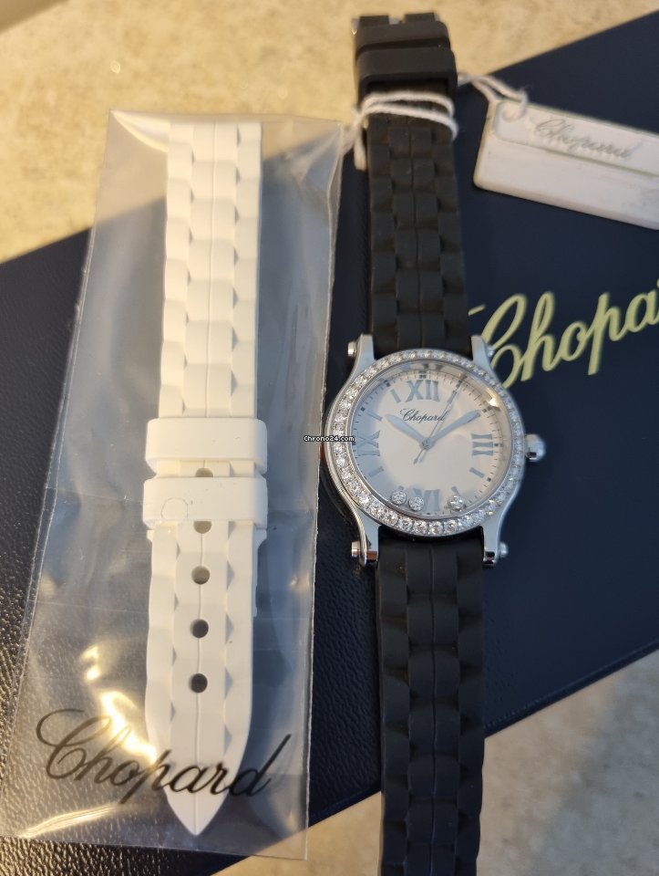 IMG_9081 Chopard Happy Sport Womens watch Quartz Steel 278590-3003 Replica 8