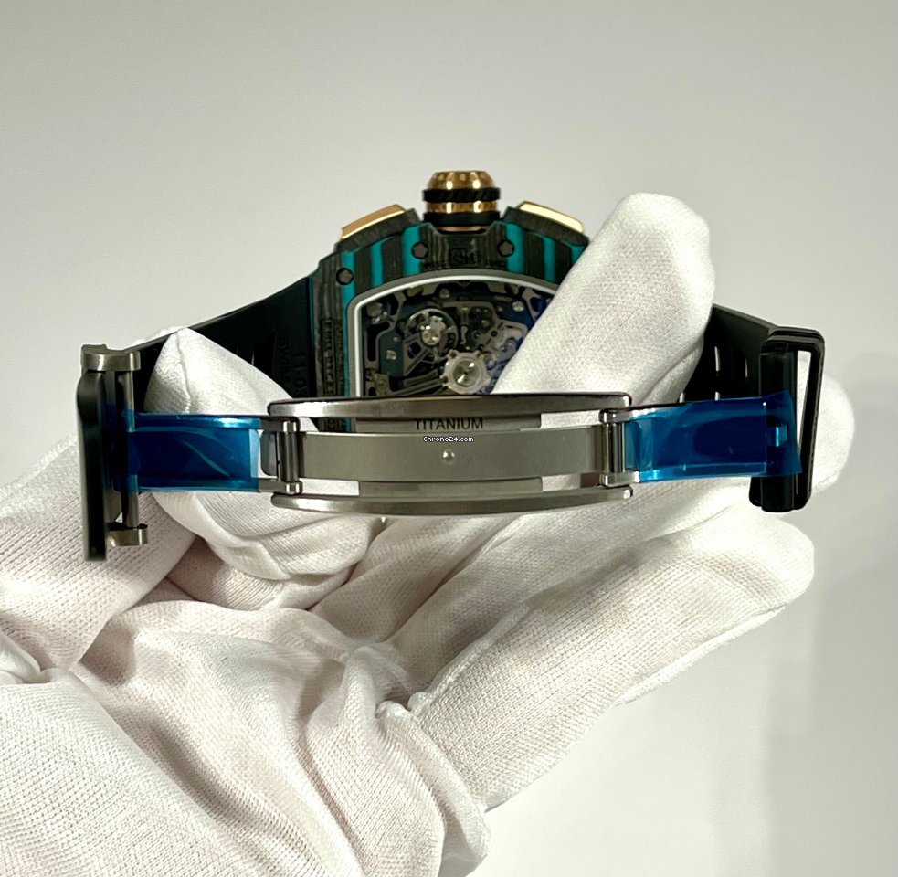 IMG_9081 Richard Mille RM 011 Mens watch Unisex Automatic Richard Mille RM011-03 Ultimate Edition Replica 8