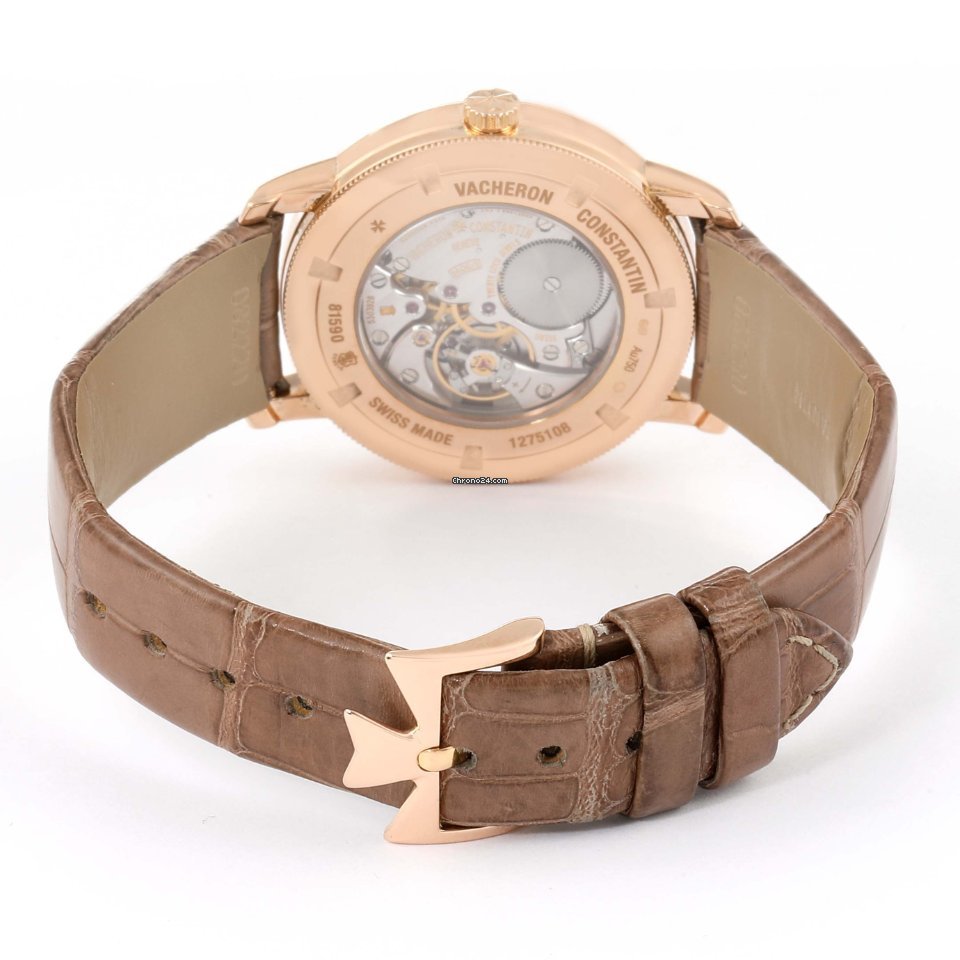 IMG_9081 Vacheron Constantin Patrimony Womens watch Manual winding Rose gold 81590 000R-9847 Replica 8