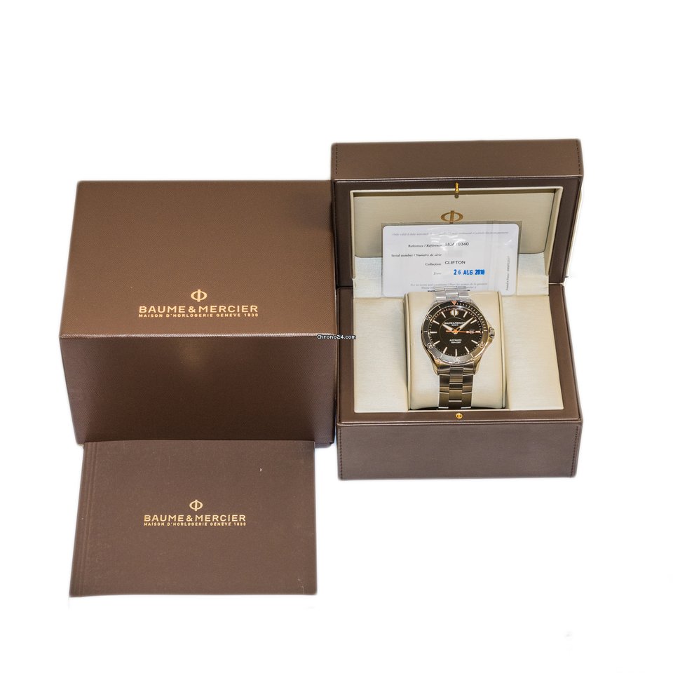 IMG_9081 Baume & Mercier Clifton Mens watch Unisex Automatic Steel M0A10340 Replica 8