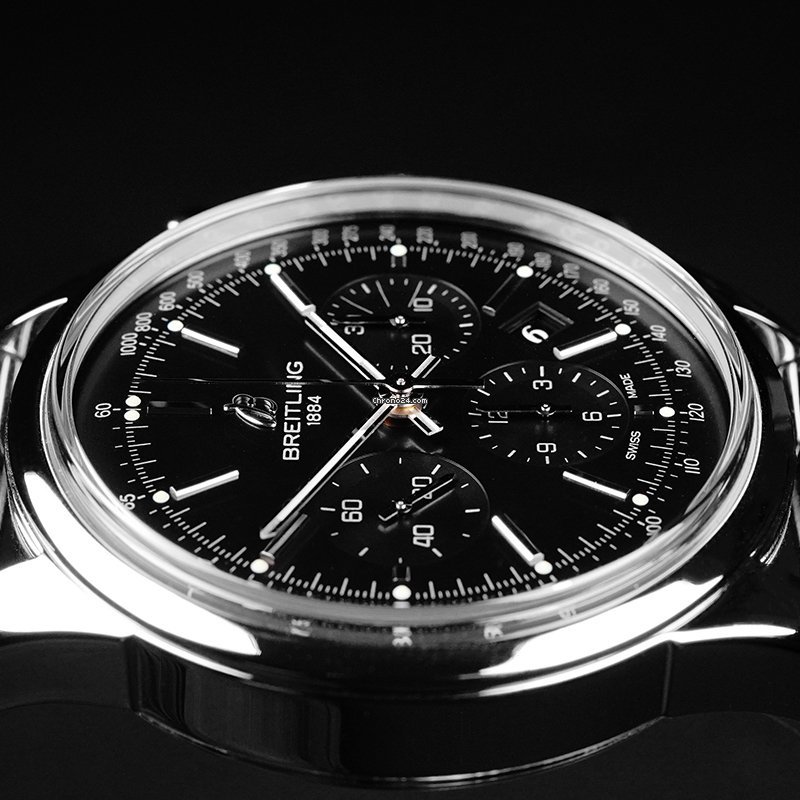 IMG_9081 Breitling Transocean Chronograph Mens watch Unisex Automatic Steel AB015212.BA99 Replica 8