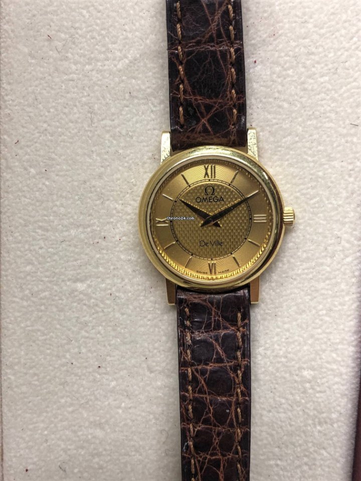 IMG_9081 Omega De Ville Womens watch Quartz Yellow gold 7360.14.12 Replica 8
