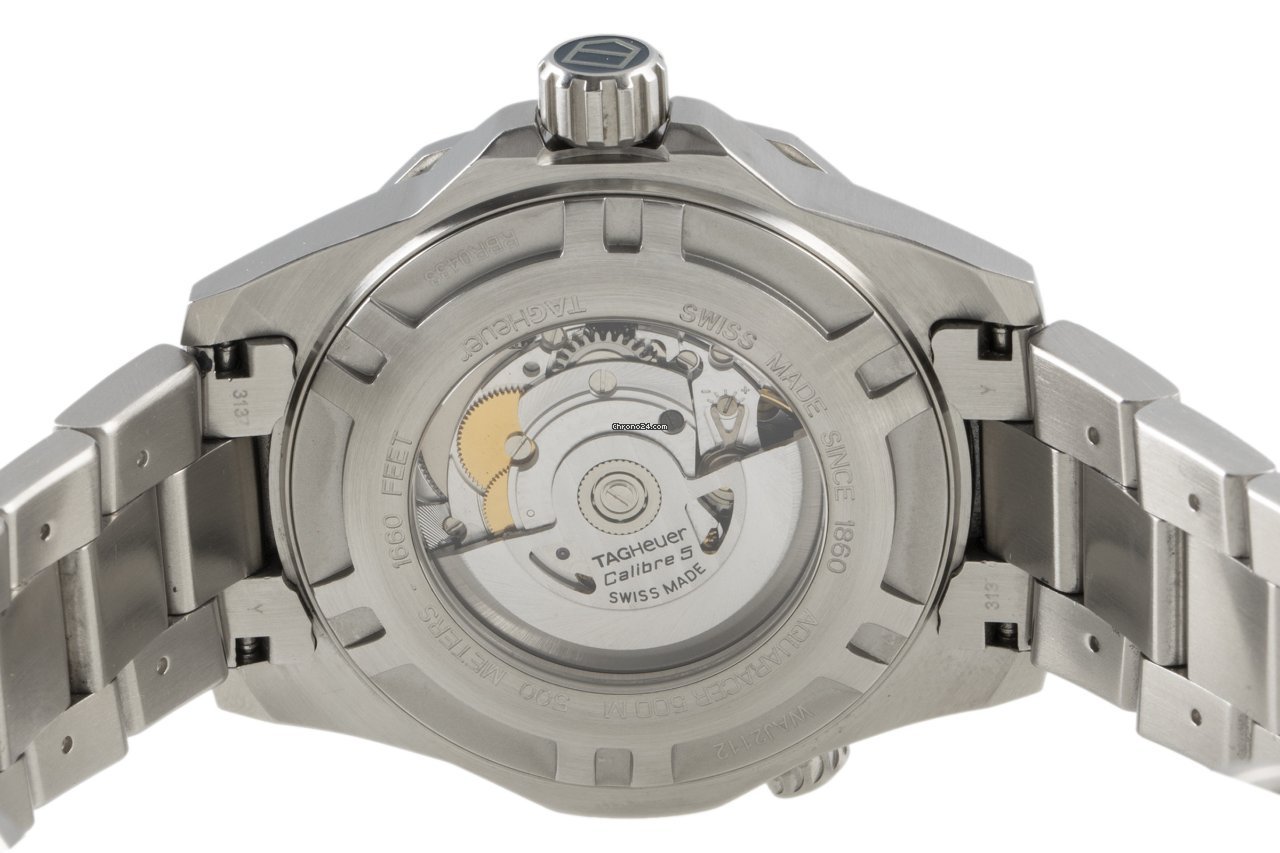 IMG_9081 TAG Heuer Aquaracer 500M Mens watch Unisex Automatic Steel WAJ2112 Replica 8