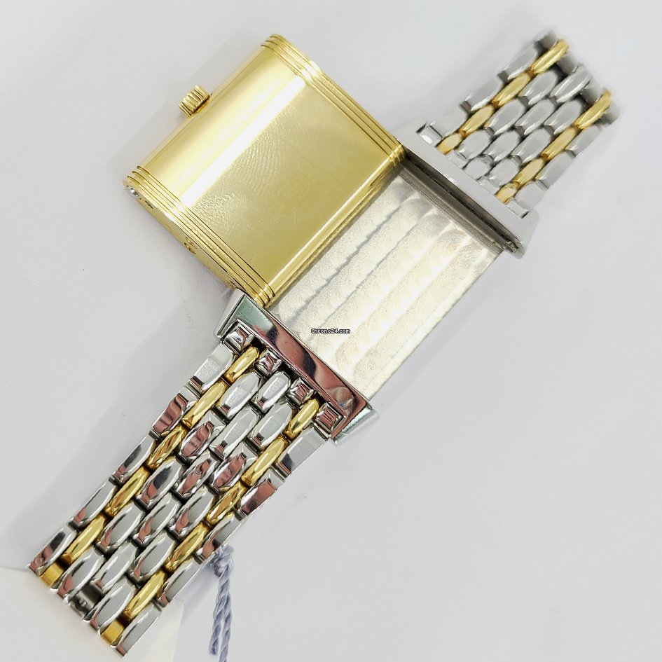 IMG_9081 Jaeger-LeCoultre Reverso Mens watch Unisex Quartz Gold Steel 252.5.47 Replica 8