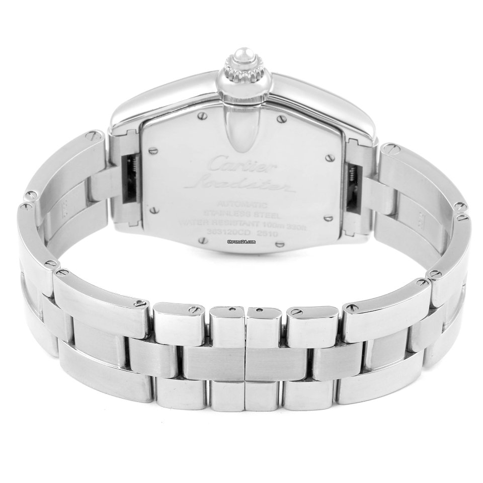 IMG_9081 Cartier Roadster Mens watch Unisex Automatic Steel W62001V3 Replica 8