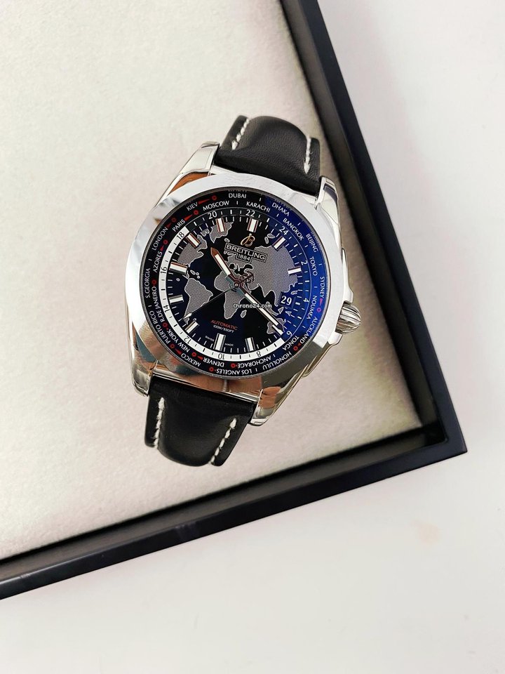 IMG_9081 Breitling Galactic Unitime Mens watch Unisex Automatic Steel WB3510U4.BD94.435X.A20BA.1 Replica 8