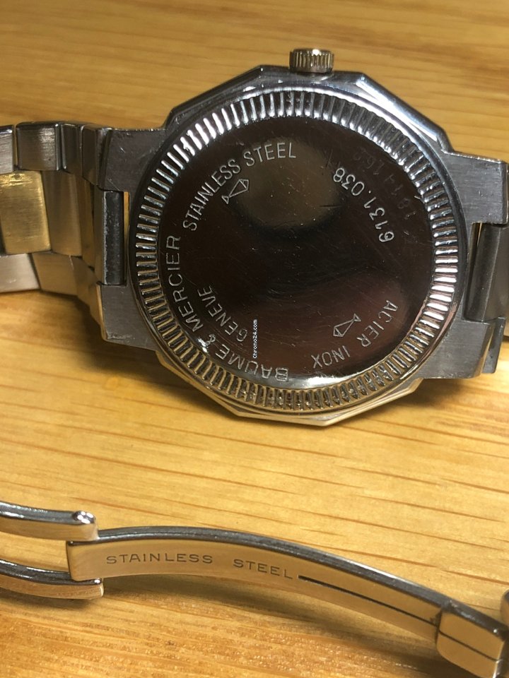 IMG_9081 Baume & Mercier Mens watch Unisex Quartz Gold Steel 6331038 Replica 8