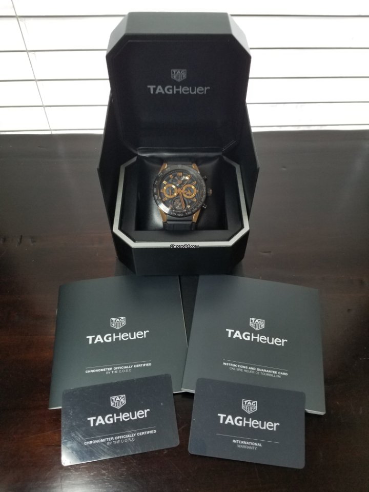 IMG_9081 TAG Heuer Carrera Heuer-02T Mens watch Unisex Automatic Titanium CAR5A5Y.FC6377 Replica 8