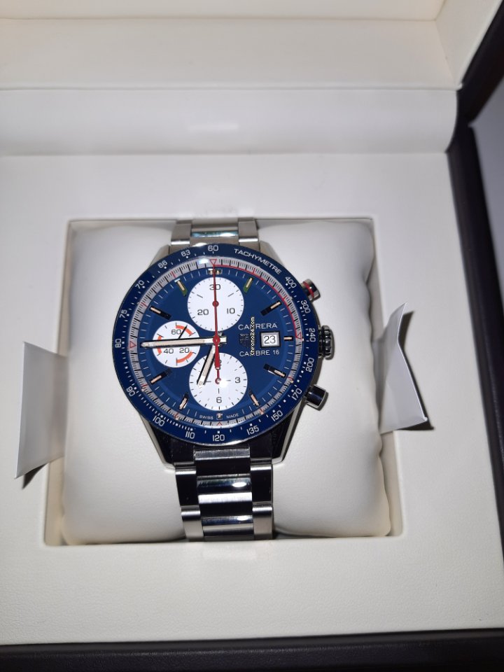 IMG_9081 TAG Heuer Carrera Calibre 16 Mens watch Unisex Automatic Steel WUW3504 Replica 8