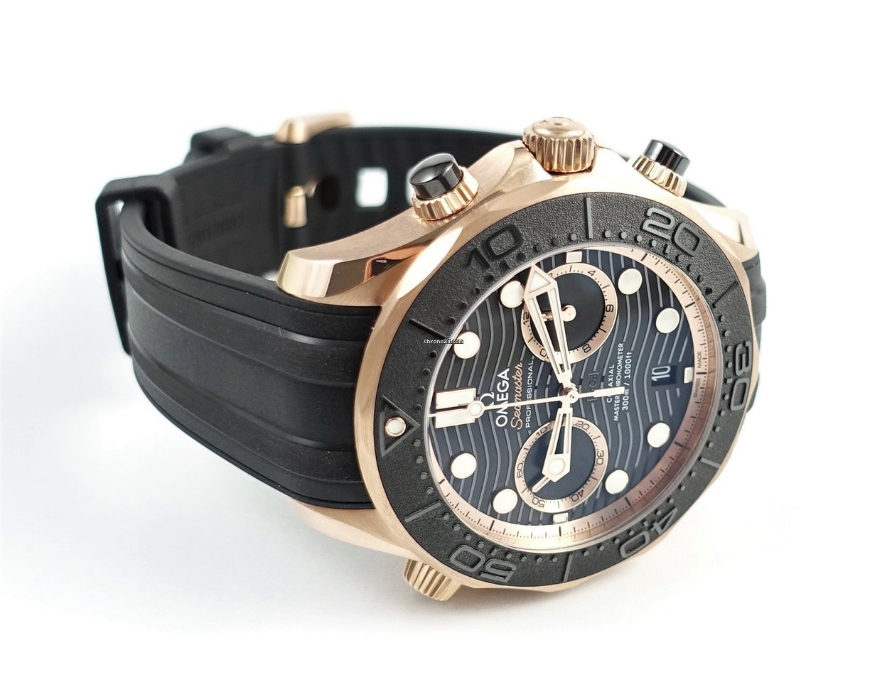 IMG_9081 Omega Seamaster Diver 300 M Mens watch Unisex Automatic Rose gold 210.62.44.51.01.001 Replica 8