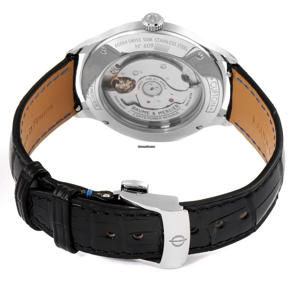 IMG_9081 Baume & Mercier Clifton Mens watch Unisex Automatic Steel M0A10467 Replica 8