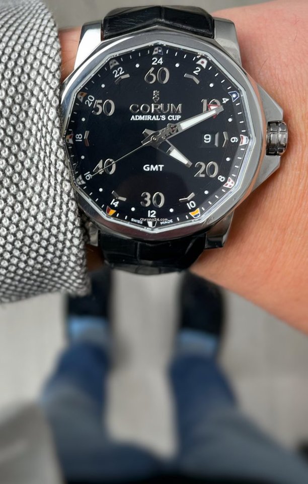 IMG_9081 Corum Admirals Cup Mens watch Unisex Automatic Steel 01.0055 Replica 8