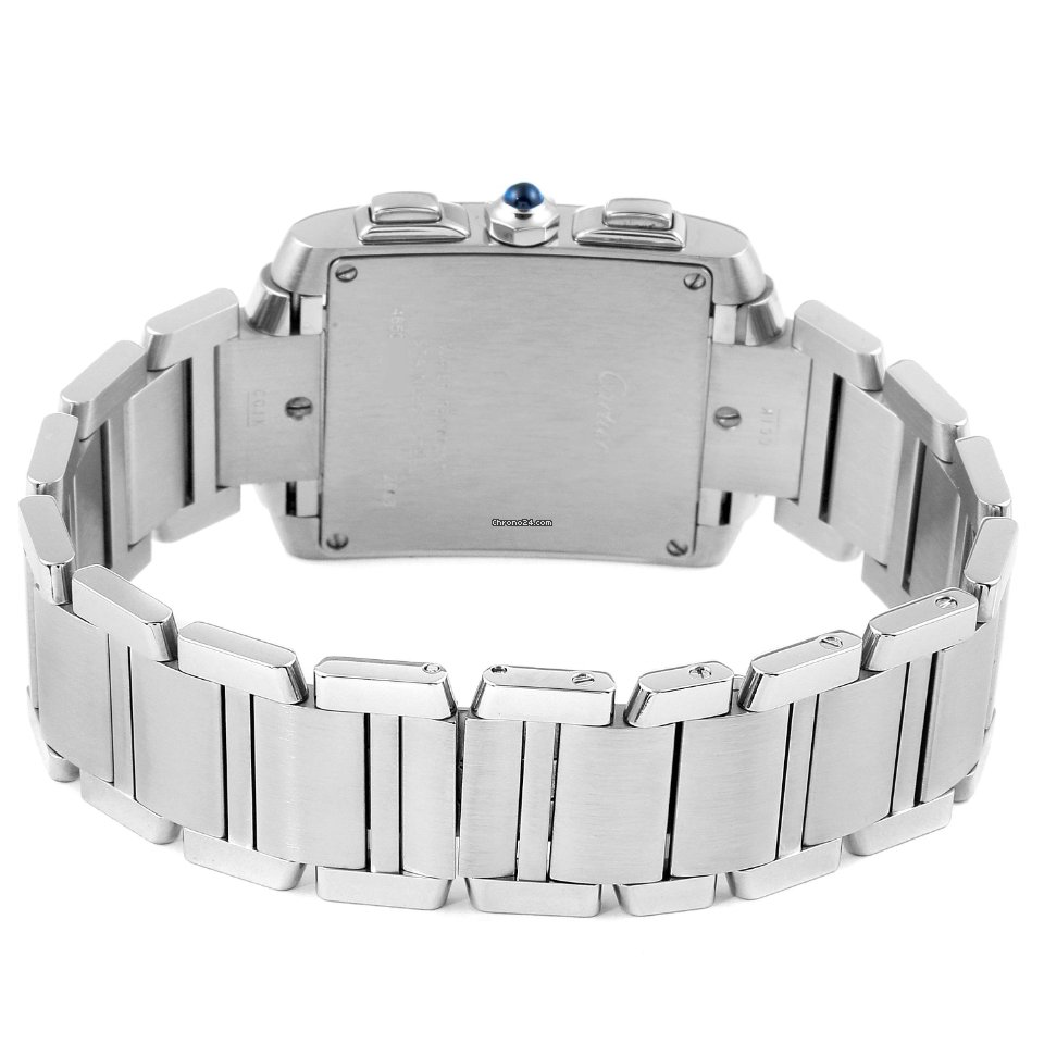 IMG_9081 Cartier Tank Francaise Mens watch Unisex Quartz W51024Q3 Replica 8
