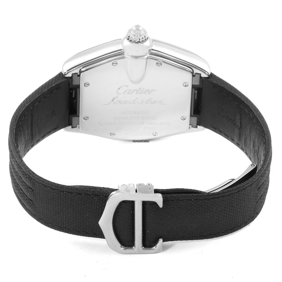 IMG_9081 Cartier Roadster Mens watch Unisex Automatic Steel W62002V3 Replica 8