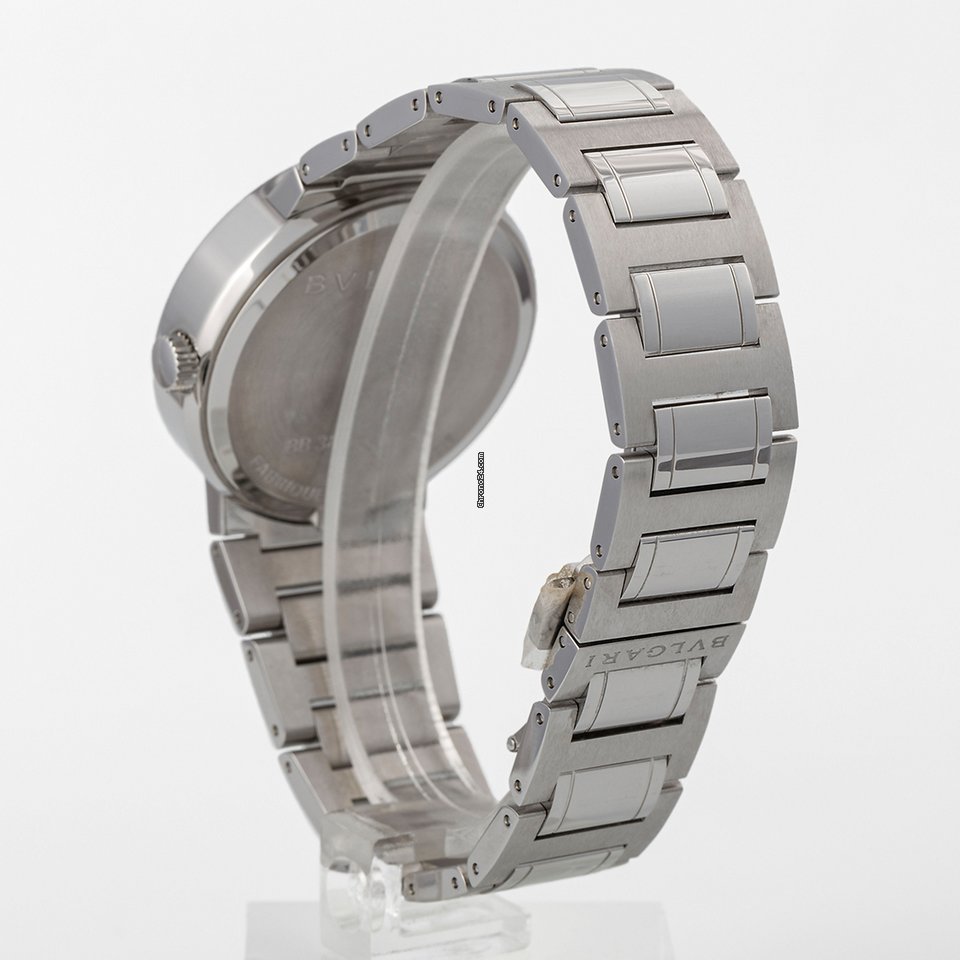 IMG_9081 Bulgari Bulgari Mens watch Unisex Automatic Steel BB 38 SS AUTO Replica 8