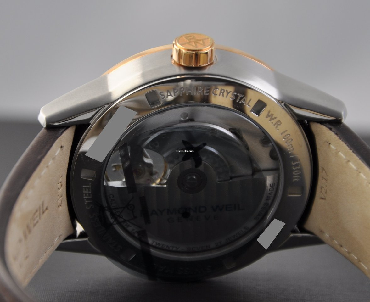 IMG_9081 Raymond Weil Freelancer Mens watch Unisex Automatic Gold Steel 2780-SC5-20001 Replica 8