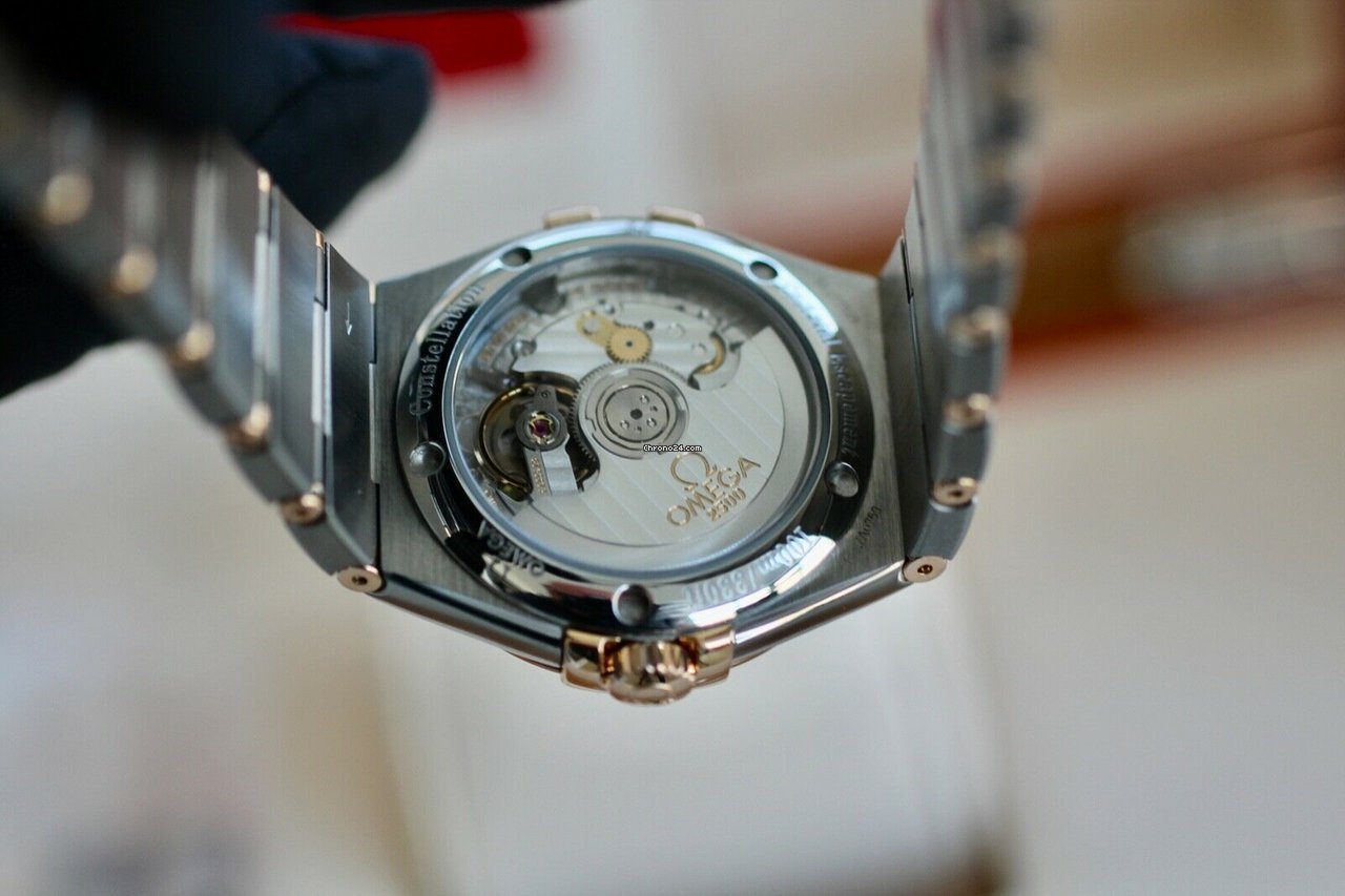 IMG_9081 Omega Constellation Ladies Mens watch Unisex Automatic Gold Steel 123.20.35.20.02.005 Replica 8