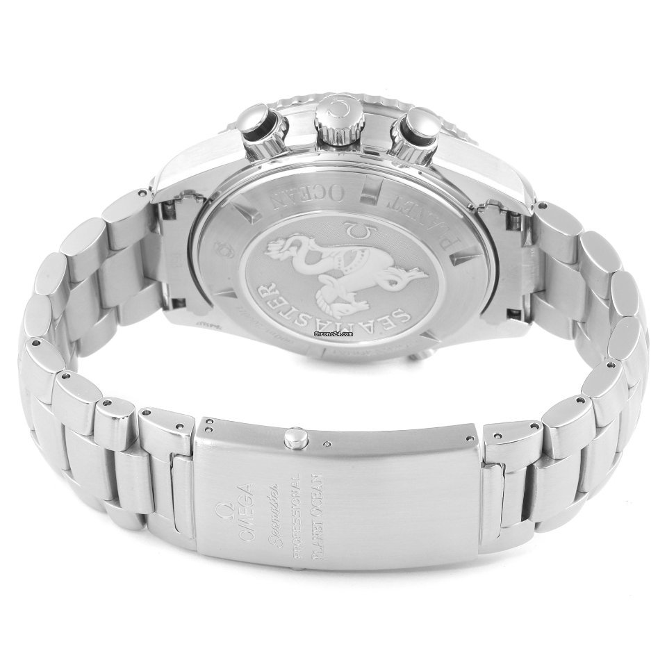 IMG_9081 Omega Seamaster Planet Ocean Chronograph Mens watch Unisex Automatic Steel 2210.51.00 Replica 8