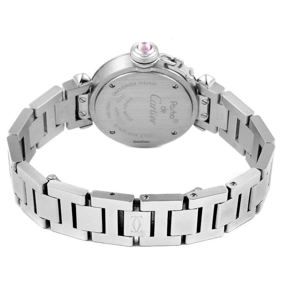 IMG_9081 Cartier Pasha Womens watch Quartz Steel W3140008 Replica 8
