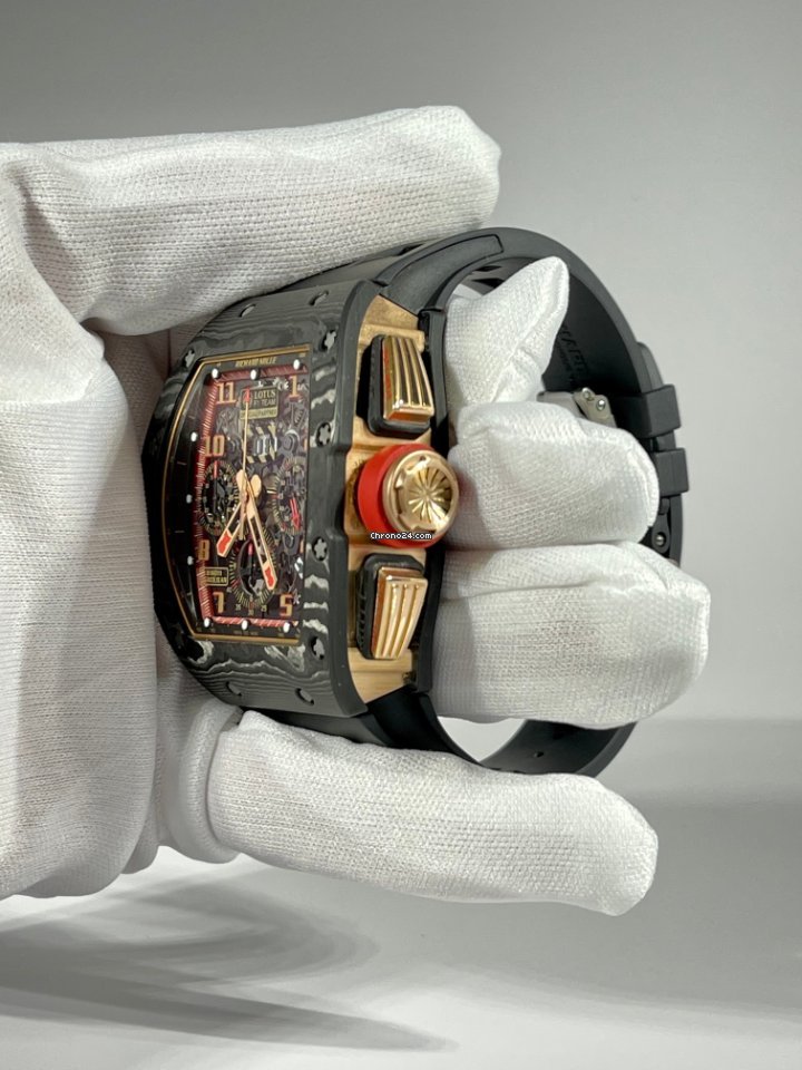 IMG_9081 Richard Mille RM 011 Mens watch Unisex Automatic Rose gold RM11 F1 Lotus Romain Grosjean Replica 8