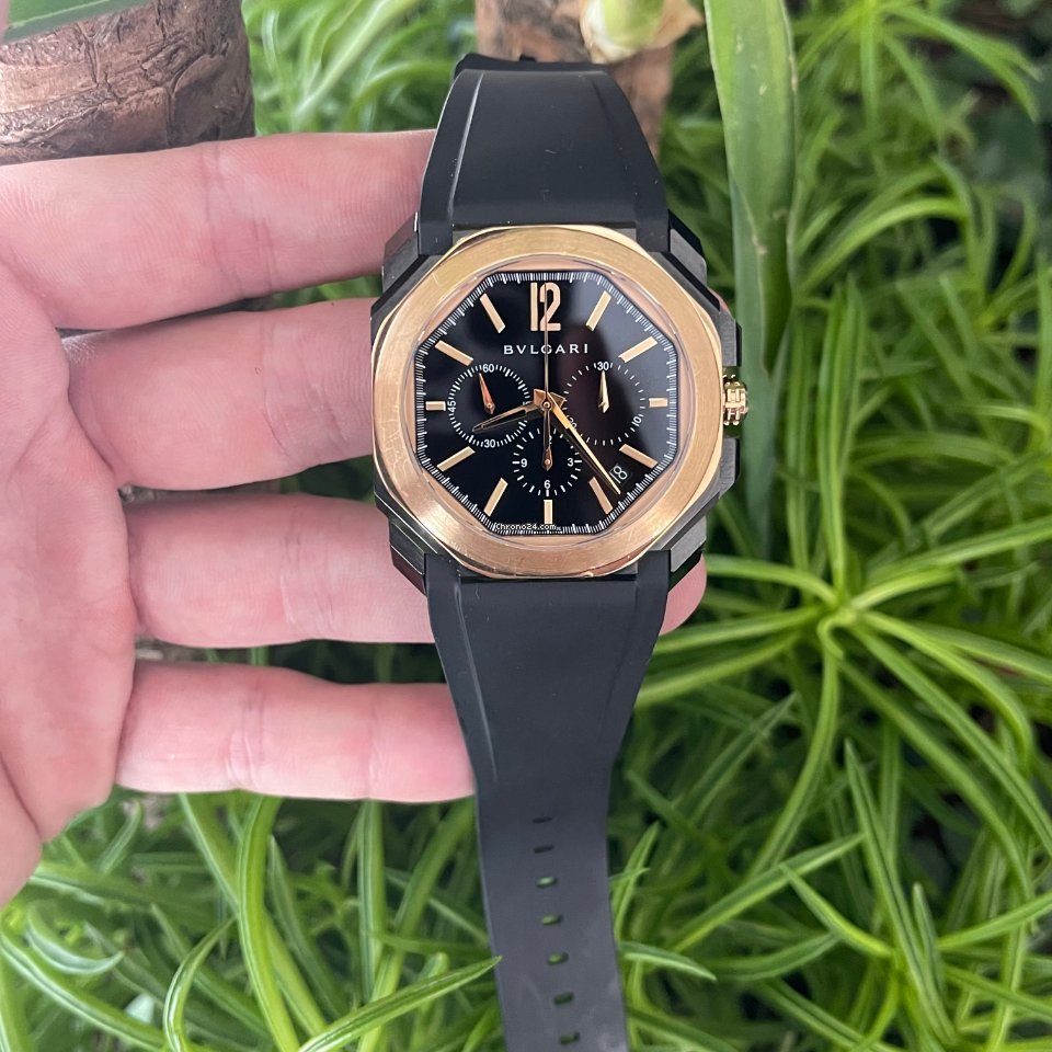 IMG_9081 Bulgari Octo Rose gold 102115 BGOP41BGLDCH Replica 8