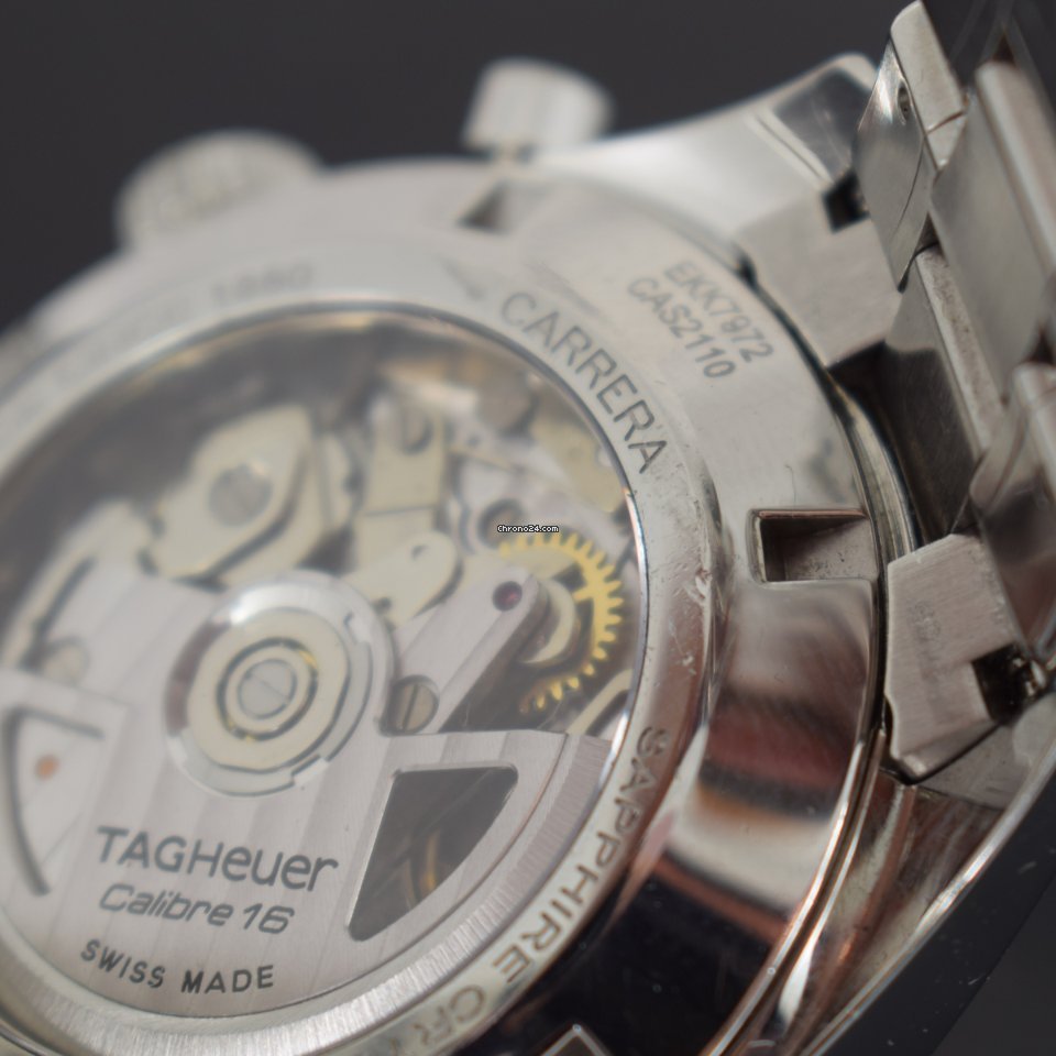IMG_9081 TAG Heuer Carrera Calibre 16 Mens watch Unisex Automatic Steel CAS2110.BA0730 Replica 8