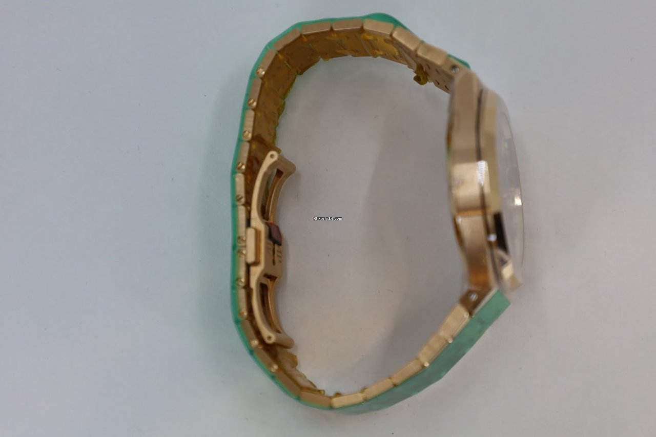 IMG_9081 Audemars Piguet Royal Oak Selfwinding Mens watch Unisex Automatic Rose gold 15400OR.OO.1220OR.03 Replica 8