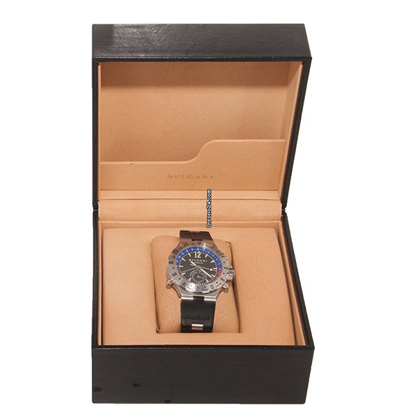 IMG_9081 Bulgari Diagono Mens watch Unisex Automatic Steel GMT 40 S Replica 8