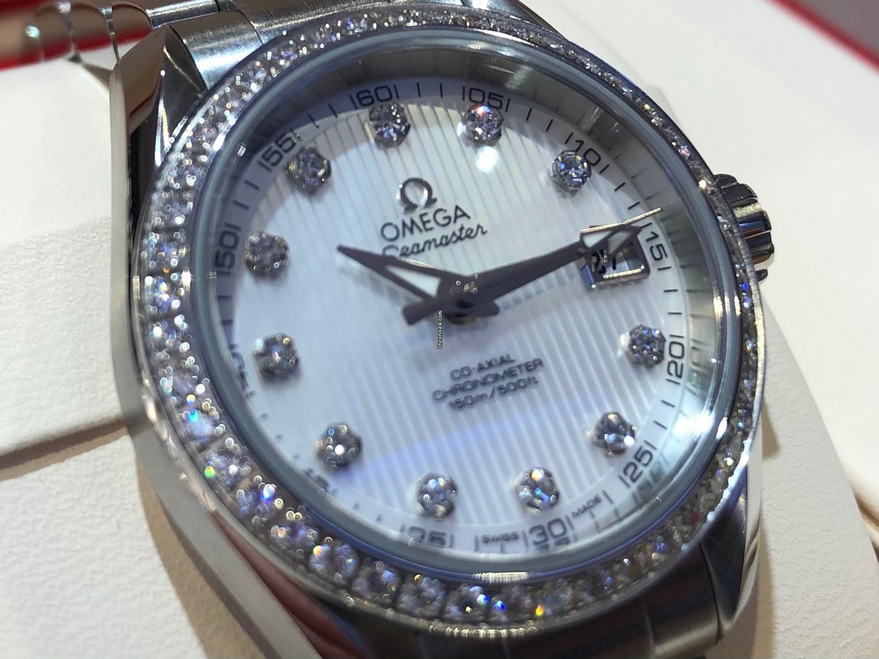 IMG_9081 Omega Seamaster Aqua Terra Womens watch Automatic Steel 231.15.30.20.55.001 Replica 8