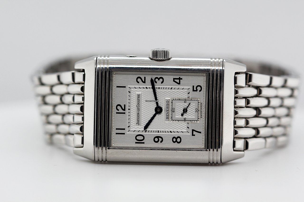 IMG_9081 Jaeger-LeCoultre Reverso Mens watch Unisex Manual winding Steel 270.840.544 Replica 8