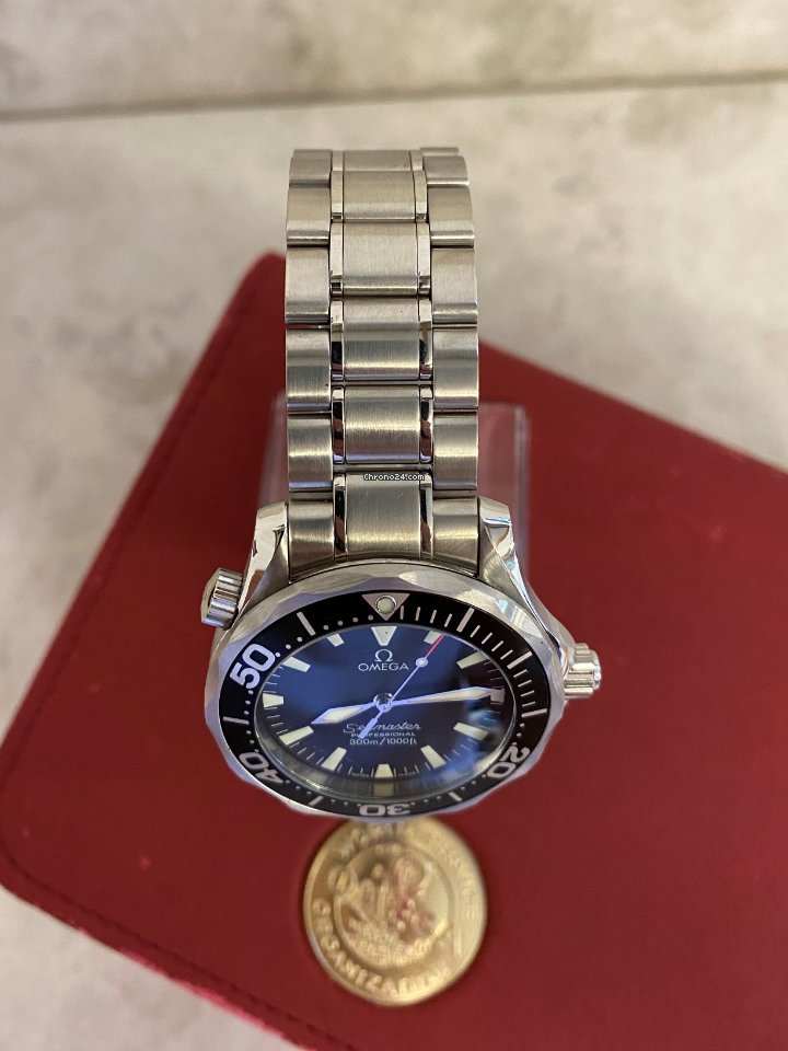 IMG_9081 Omega Seamaster Mens watch Unisex Quartz Steel 2262.50 Replica 8