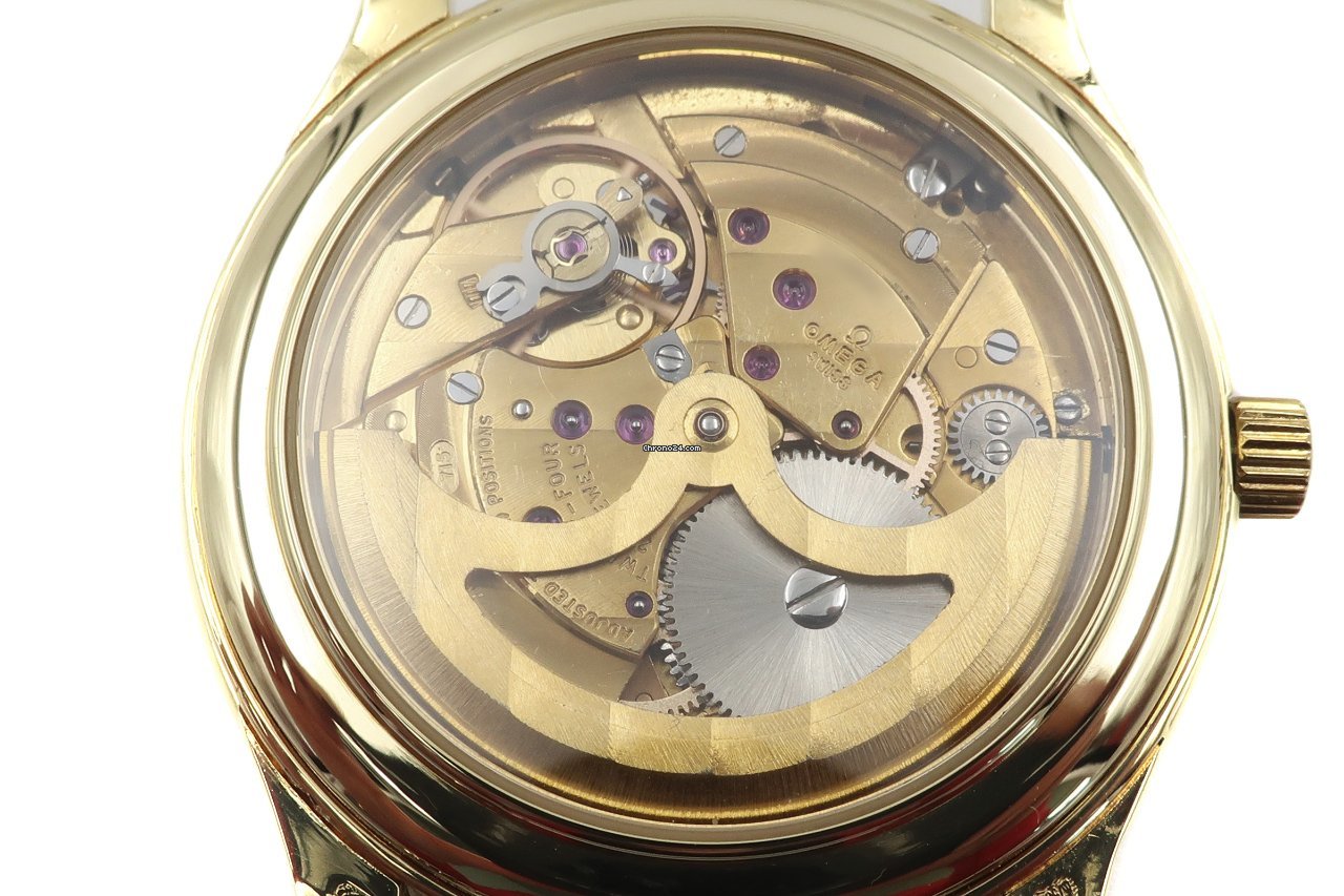 IMG_9081 Omega Mens watch Unisex Automatic Yellow gold 156.003 Replica 8