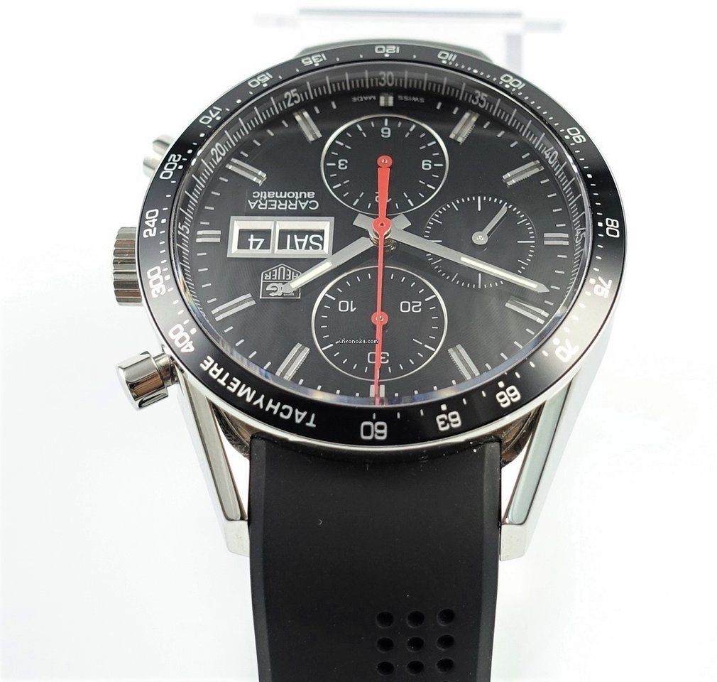 IMG_9081 TAG Heuer Carrera Calibre 16 Mens watch Unisex Automatic Steel cv201ah.ft6014 Replica 8