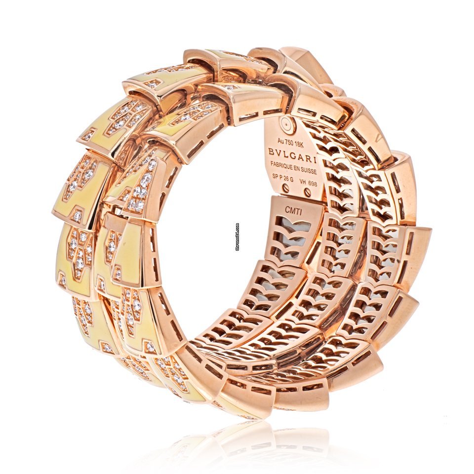 IMG_9081 Bulgari Serpenti Womens watch Quartz Rose gold spp26wgd1gwld1.2t Replica 8