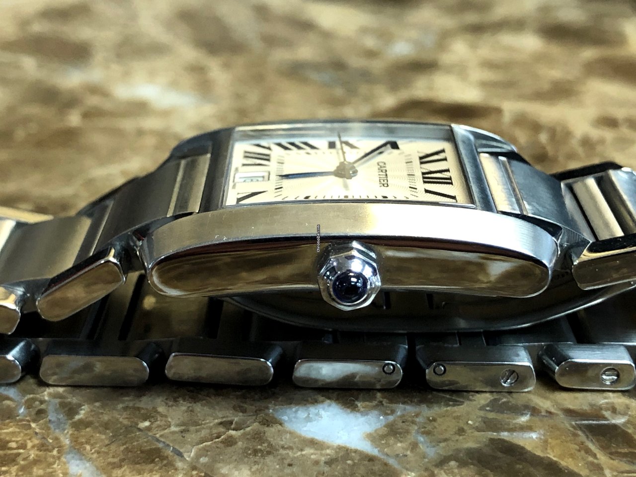 IMG_9081 Cartier Tank Francaise Mens watch Unisex Automatic Steel W51002Q3 Replica 8