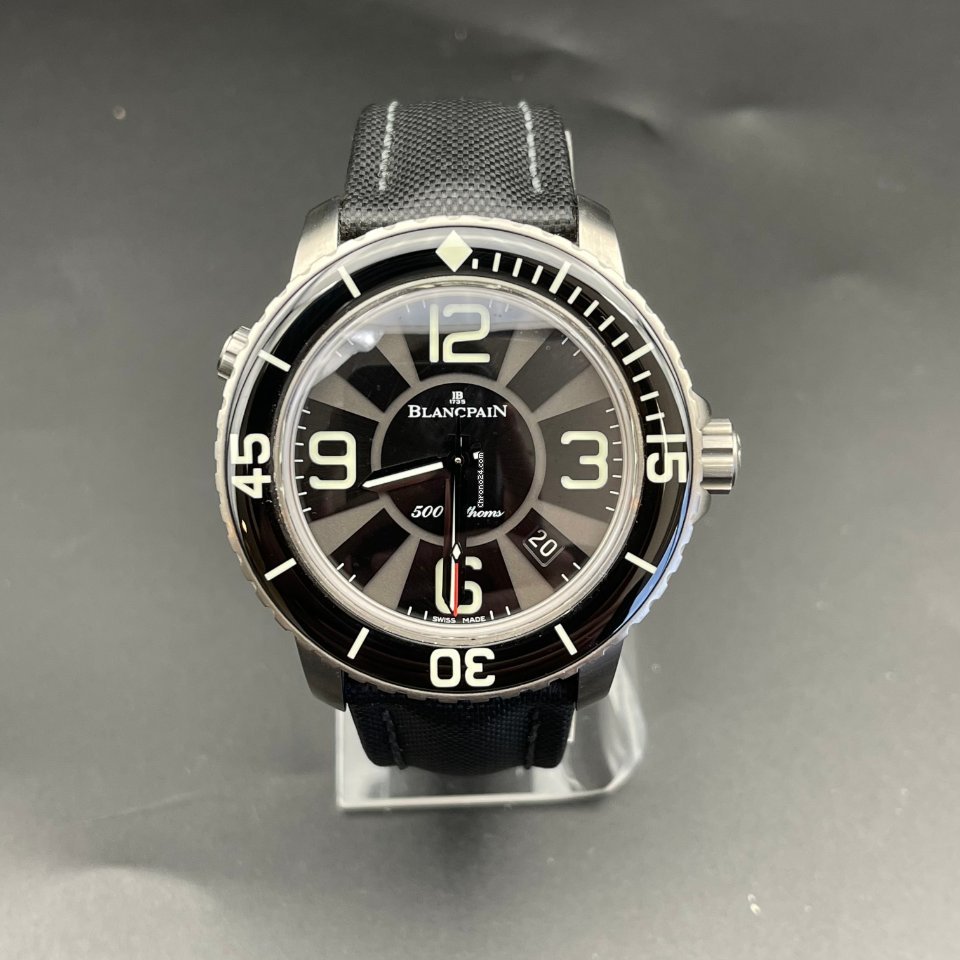 IMG_9081 Blancpain 500 Fathoms Mens watch Unisex Automatic Titanium 50015-12B30-52B Replica 8