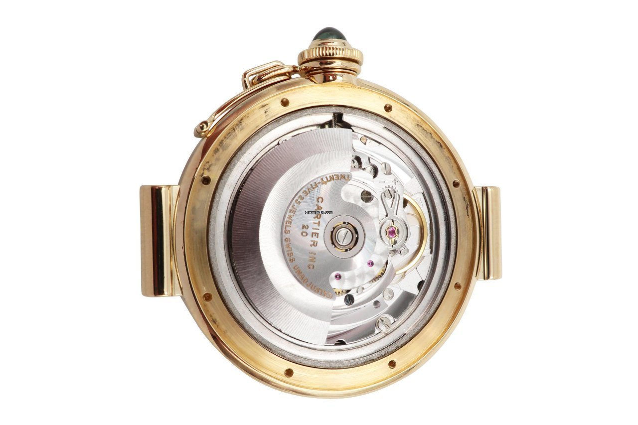 IMG_9081 Cartier Pasha Mens watch Unisex Automatic Yellow gold 1990 Replica 8