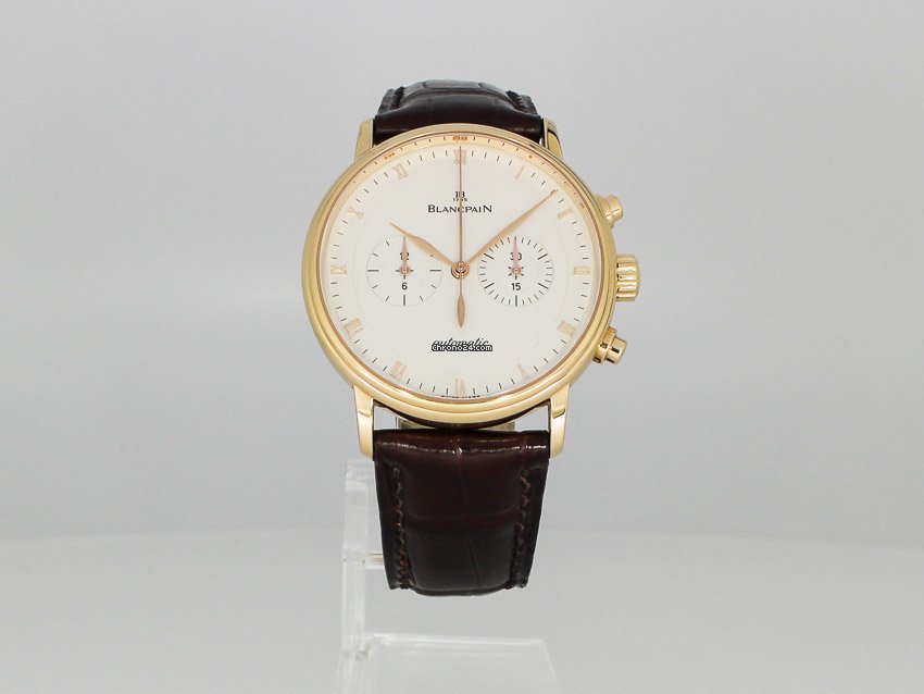 IMG_9081 Blancpain Villeret Mens watch Unisex Automatic Rose gold 4082-3642-55B Replica 8