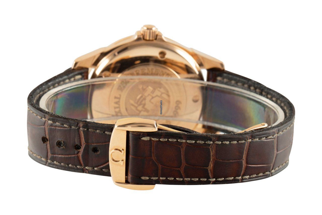 IMG_9081 Omega De Ville Co-Axial Womens watch Automatic Red gold 5931.81.23 Replica 8