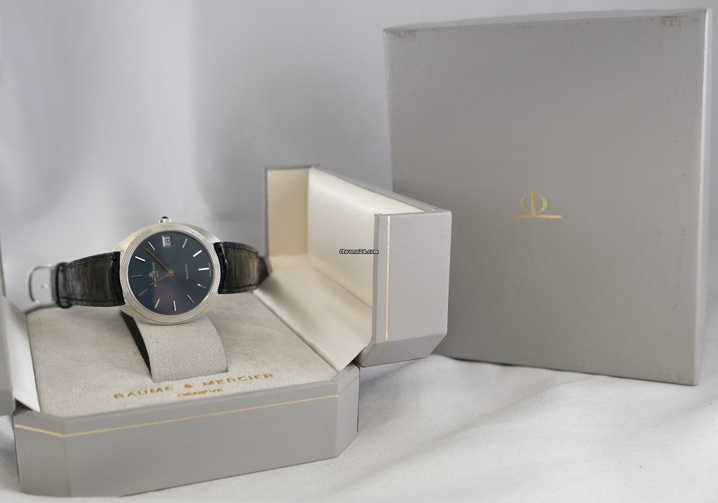 IMG_9081 Baume & Mercier Classima Mens watch Unisex Automatic White gold MOA 10037 Replica 8