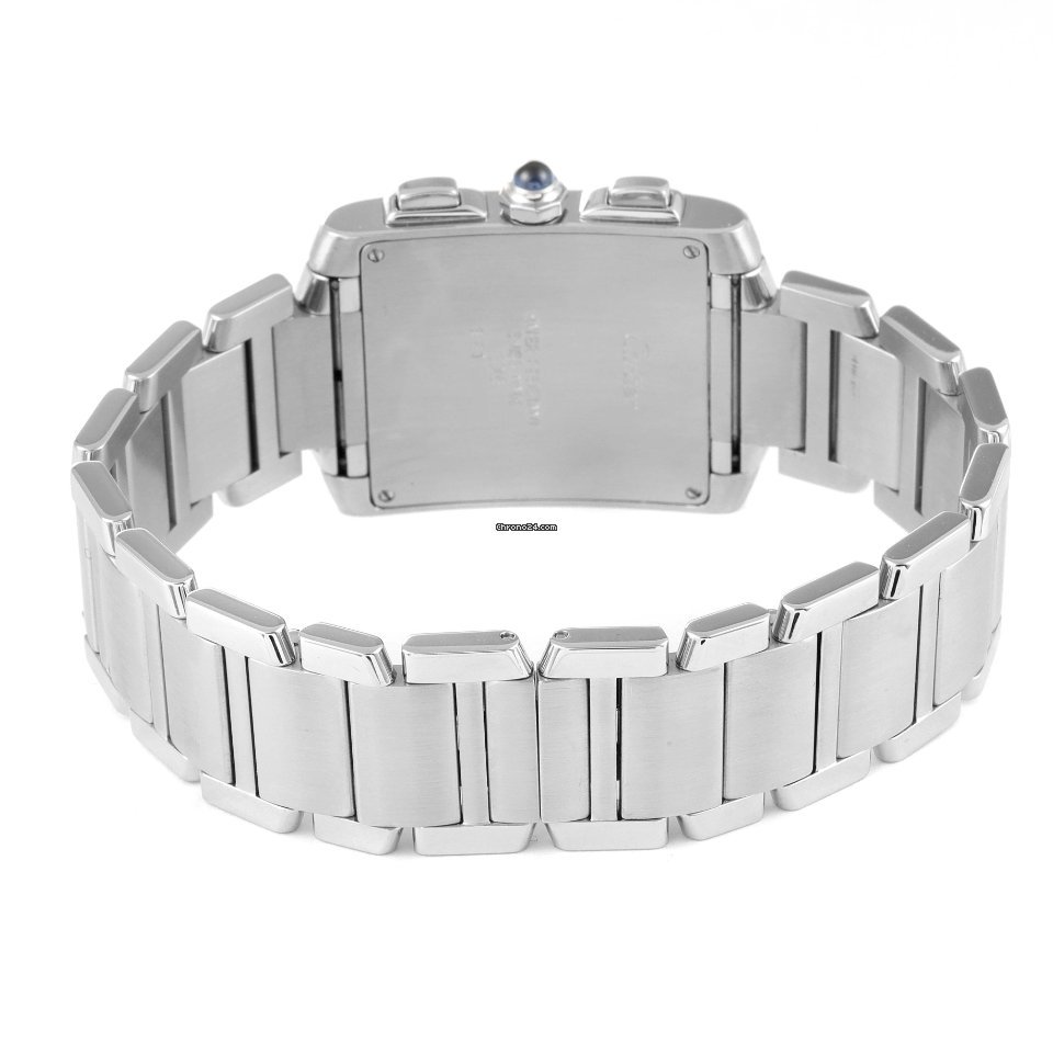 IMG_9081 Cartier Tank Francaise Mens watch Unisex Quartz W51001Q3 Replica 8