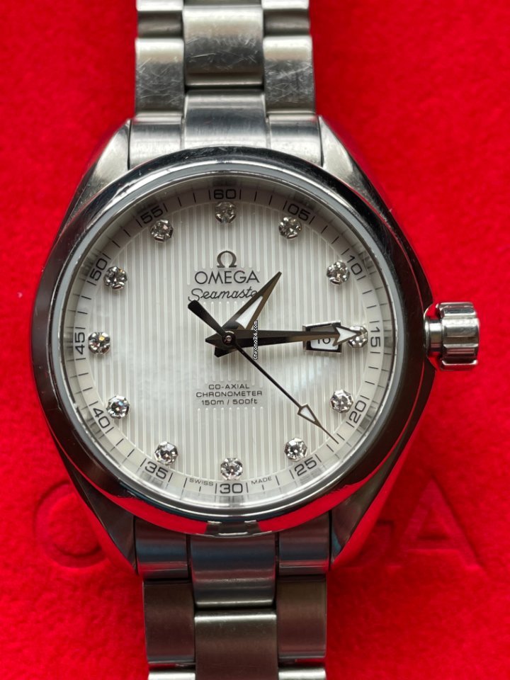 IMG_9081 Omega Seamaster Aqua Terra Womens watch Automatic Steel 231.10.34.20.55.001 Replica 8