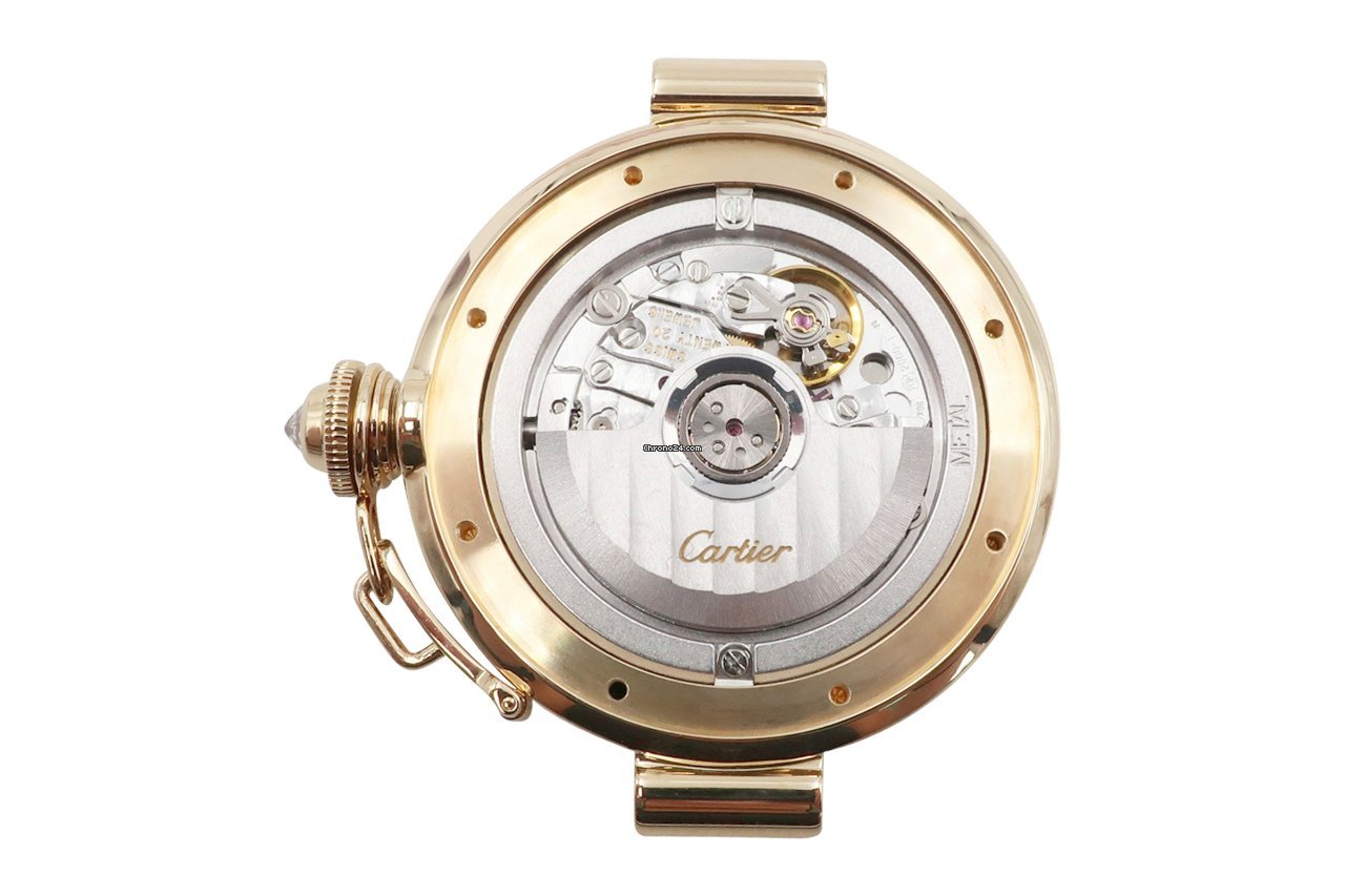 IMG_9081 Cartier Pasha Womens watch Automatic Yellow gold 2399 Replica 8