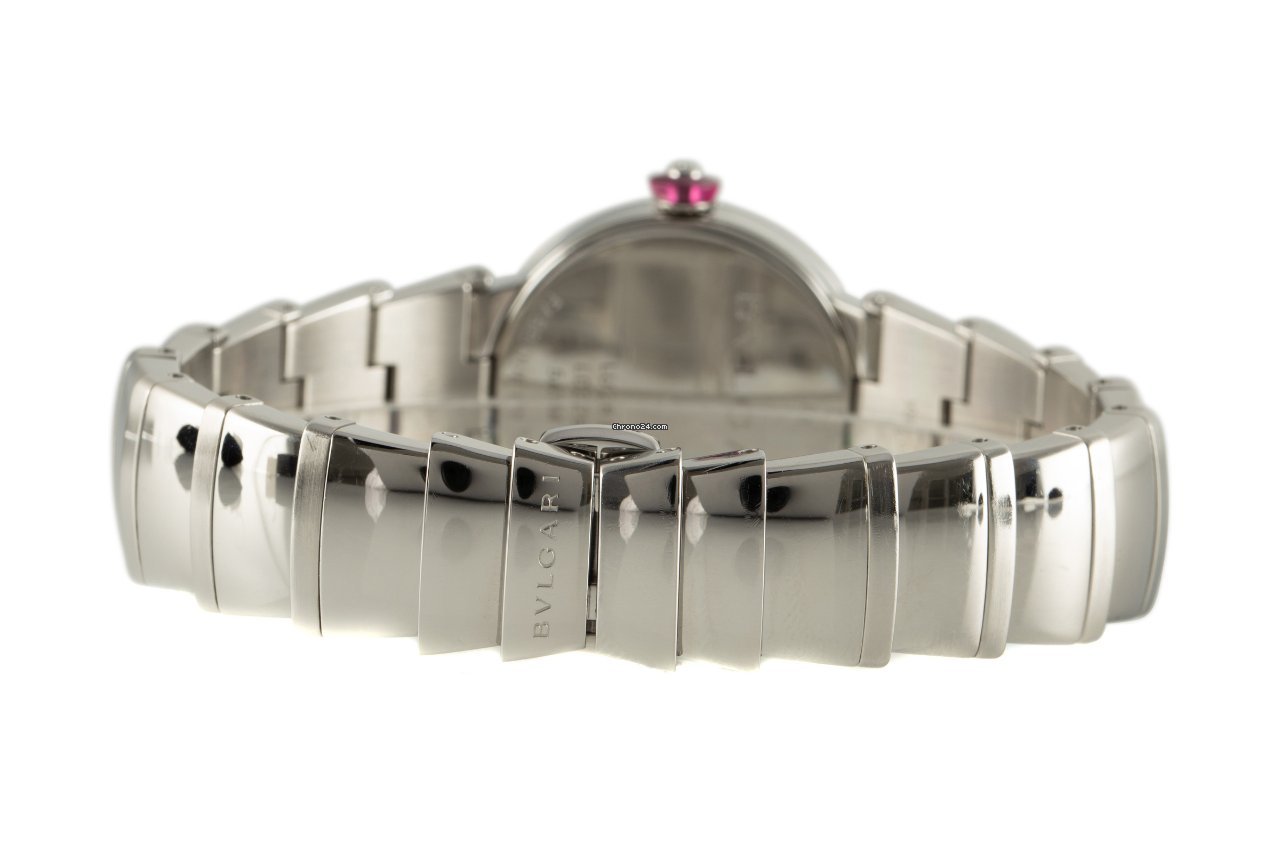 IMG_9081 Bulgari Lucea Womens watch Quartz Steel LU28S Replica 8