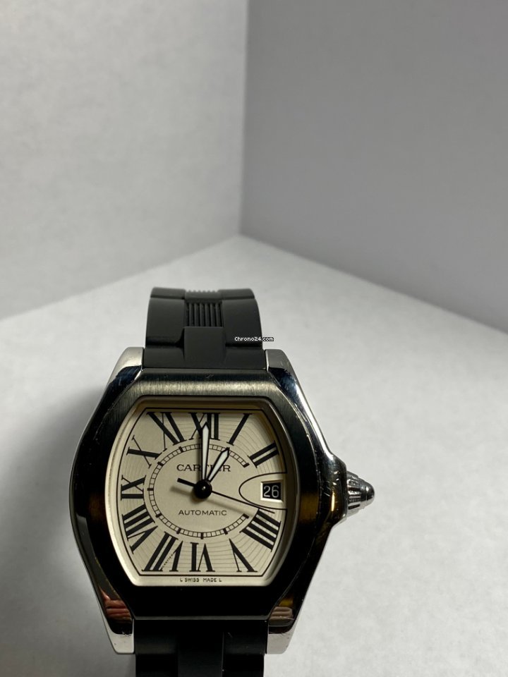 IMG_9081 Cartier Roadster Mens watch Unisex Automatic Steel W6206018 Replica 8