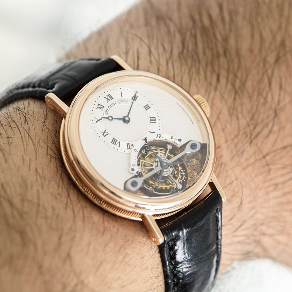 IMG_9081 Breguet Classique Complications Mens watch Unisex Manual winding Rose gold 3357BR 12 986 Replica 8